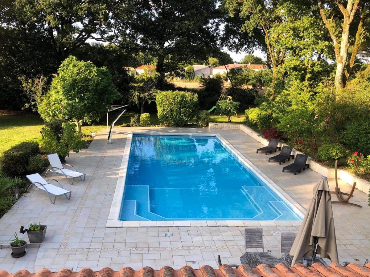 Maison Charmante Avec Piscine Privee A Saint-Georges-De-Pointindouxc Eksteriør billede